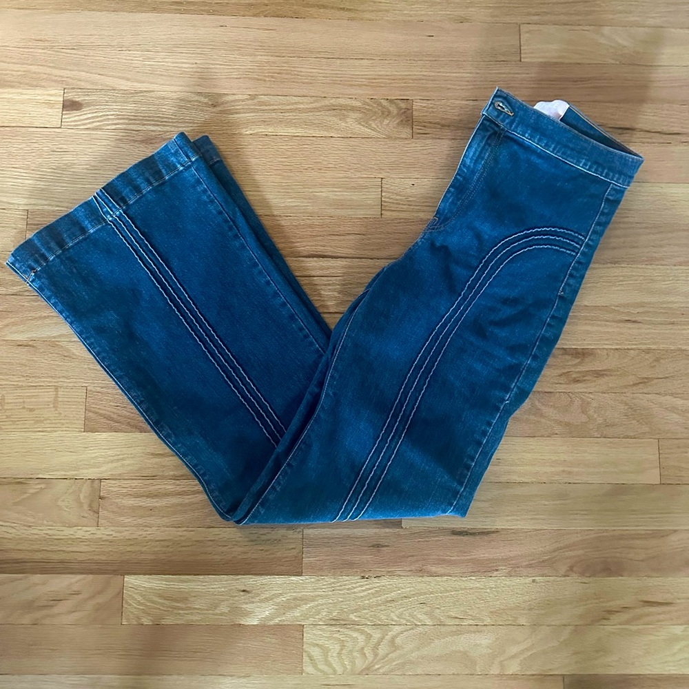 ROLLERGIRL FLARES / BLUE CLUE WASH